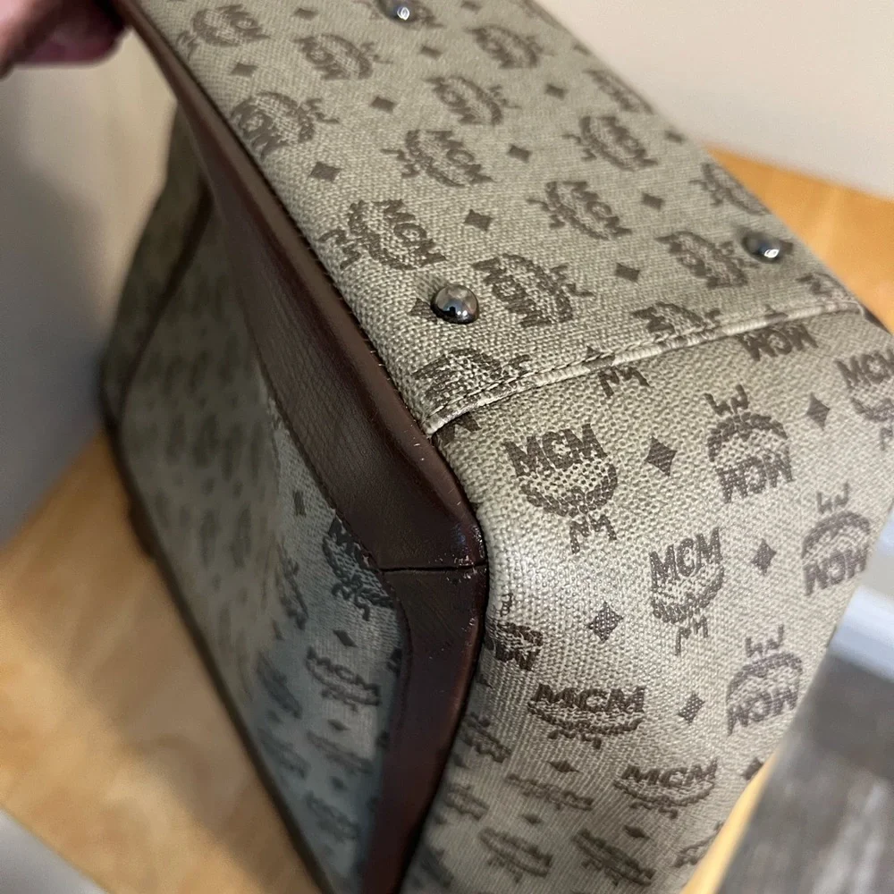 MCM Tote - Coated Canvas